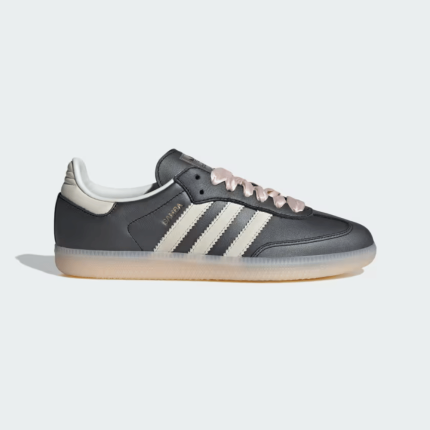 adidas samba black pink ribbon laces
