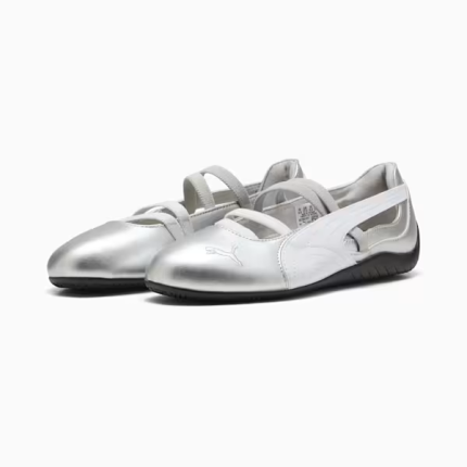 Speedcat Ballet suede silver